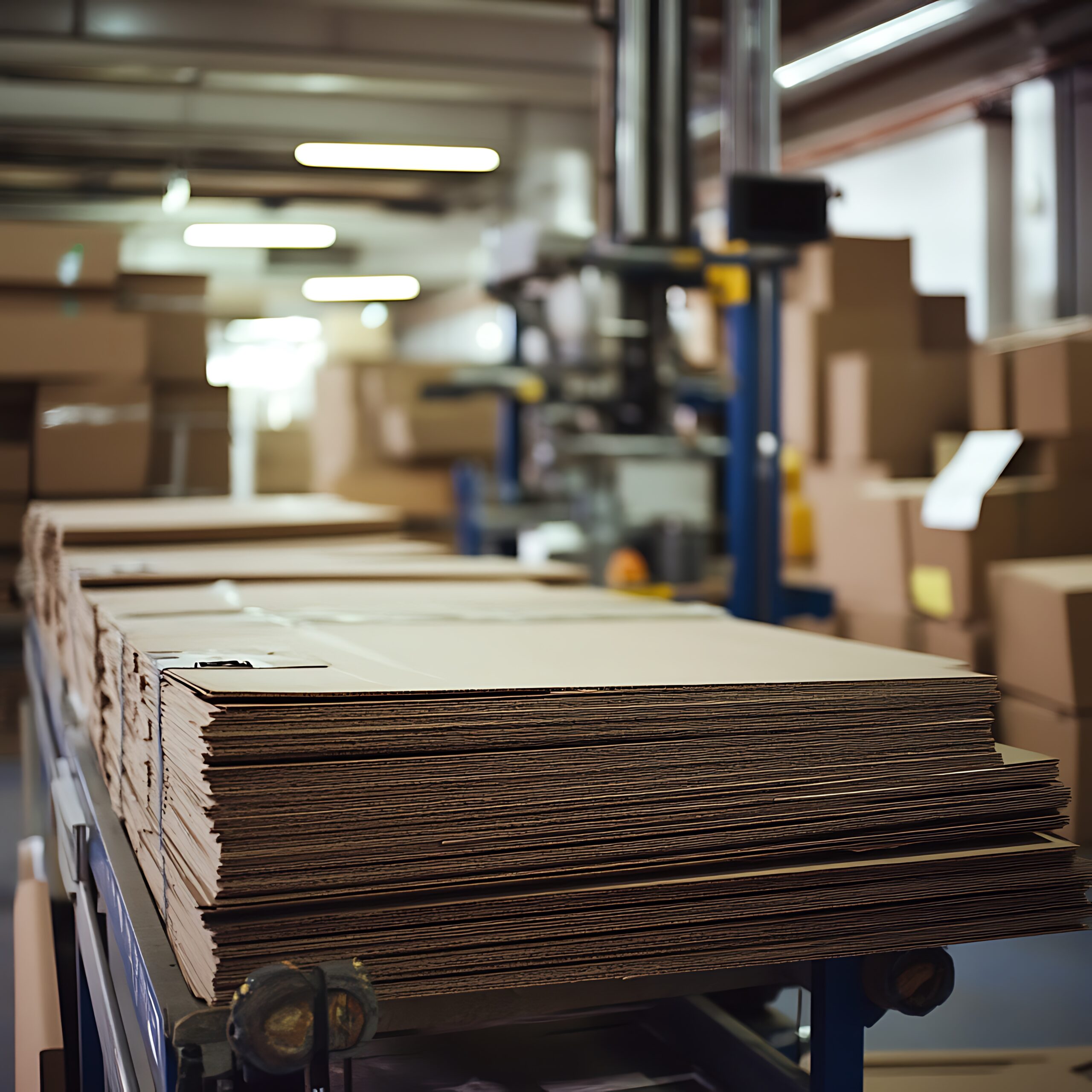 efficient-cardboard-pressing-warehouse-operations